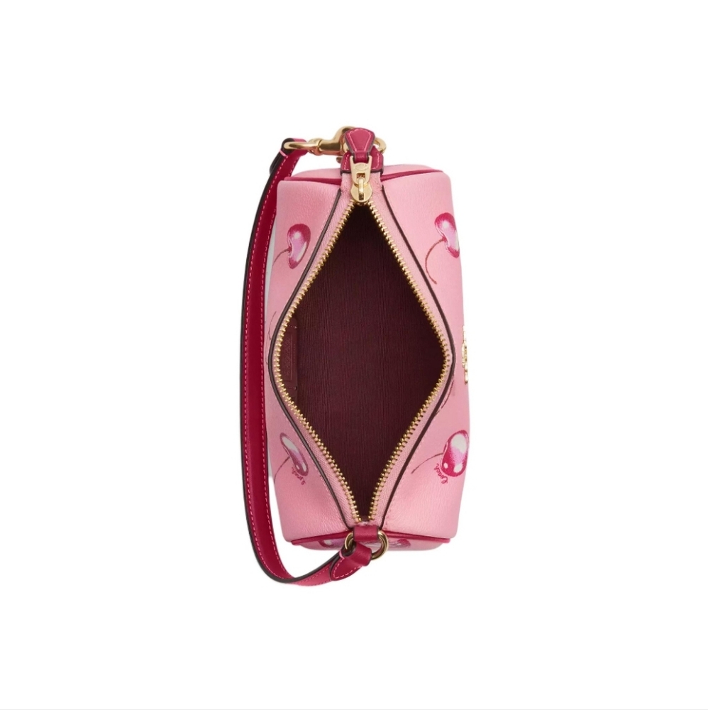 🍒Nolita Barrel Bag With Cherry Print - Picture 3 of 12